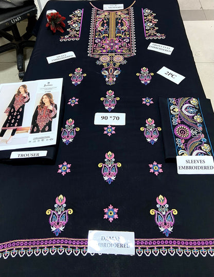 JAZMIN Lawn embroidered 2 pcs