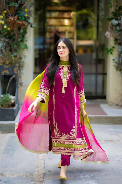 Komal Lawn Embroidered 3 pcs