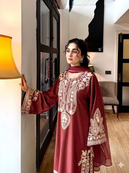 Urge Lawn Embroidered 3 pcs