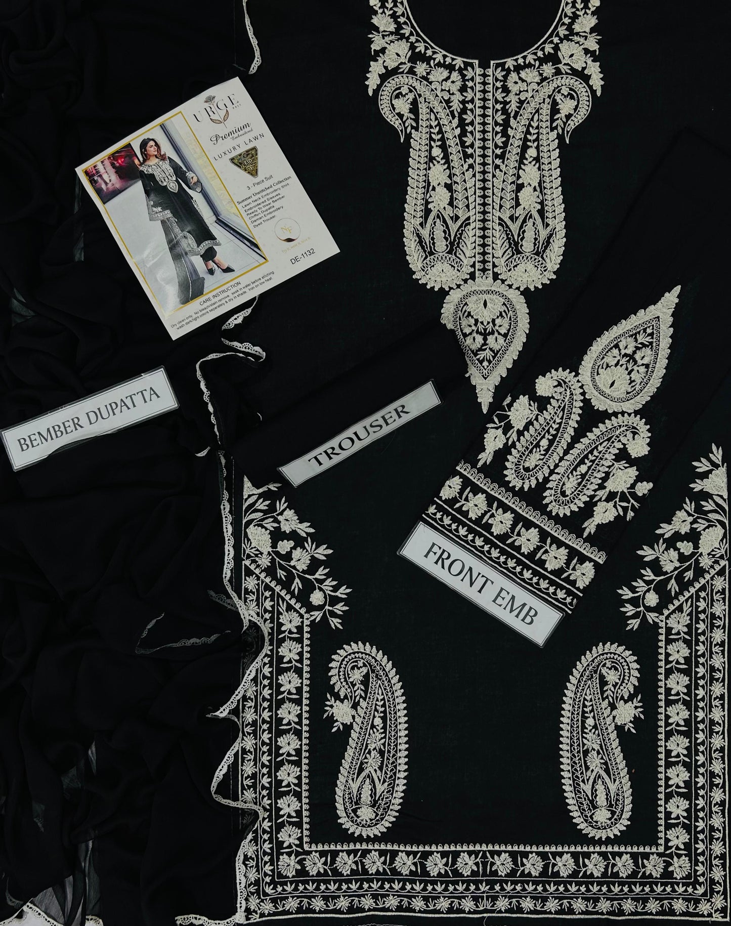 URGE Lawn Embroidered 3 pcs