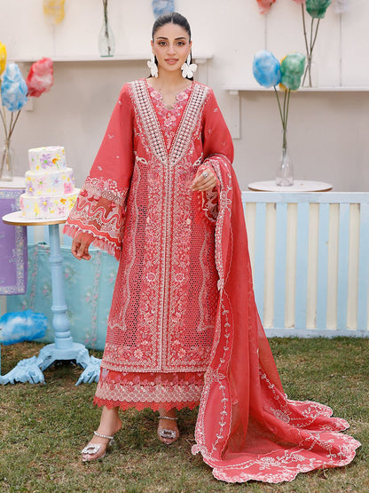 Bin Ilyas Lawn Embroidered 3 pcs