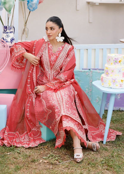 Bin Ilyas Lawn Embroidered 3 pcs
