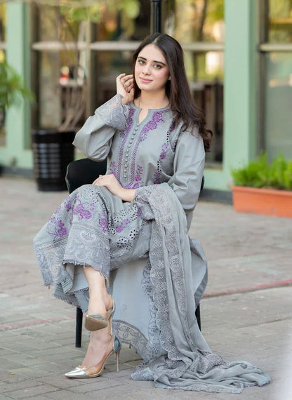 MUSHQ Lawn Embroidered 3 pcs