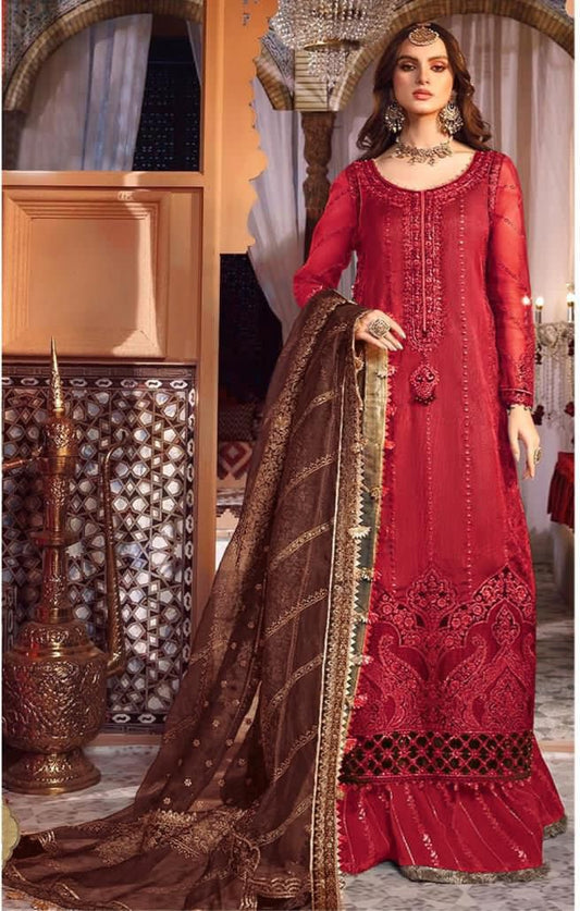 Maria B Lawn Embroidered 3 pcs