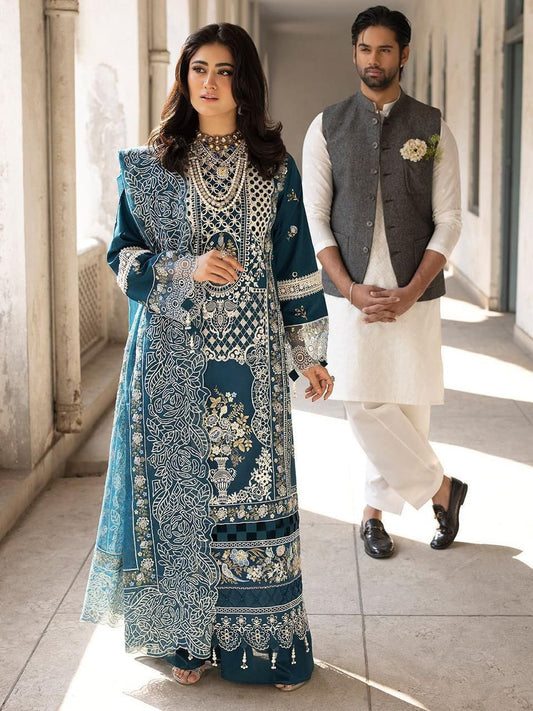 MAHRUKH  Lawn Embroidered 3 pcs
