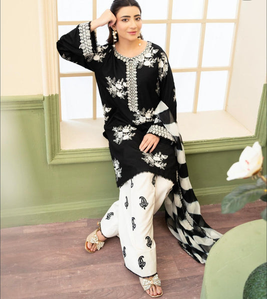 NOOREH Lawn Embroidered 3 pcs