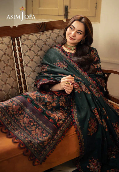 ASIMJOFA LAWN EMBROIDERED 3 PCS