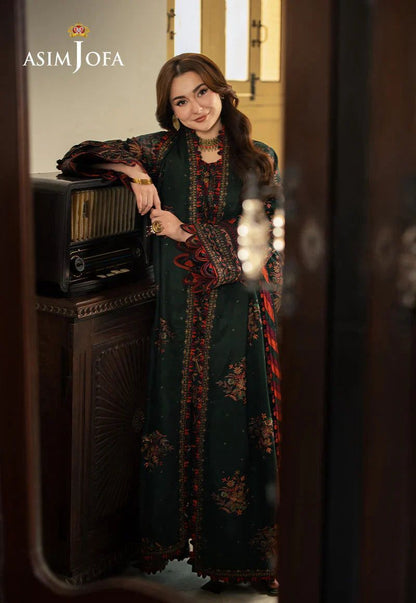 ASIMJOFA LAWN EMBROIDERED 3 PCS
