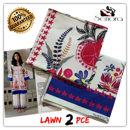 SENORA LAWN PRINTED 2 PCS