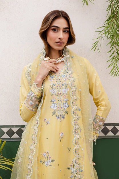 BATIK LAWN EMBROIDERED 3 PCS