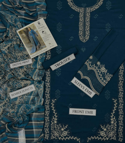 IZEL Lawn Embroidered 3 pcs