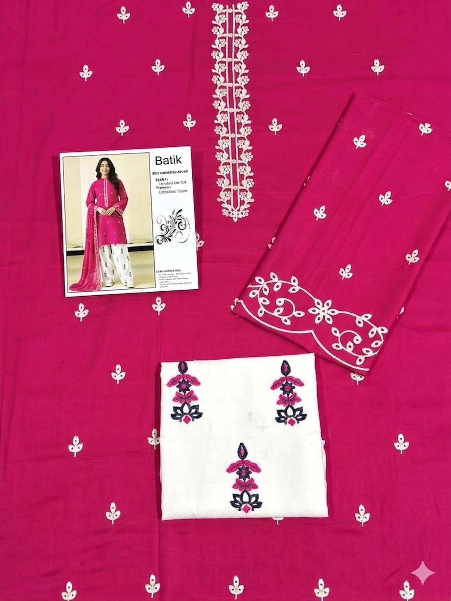 BATIK Lawn Embroidered 2 pcs
