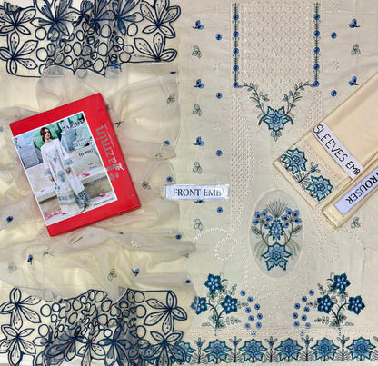 JAZMIN LAWN EMBROIDERED 3 PCS