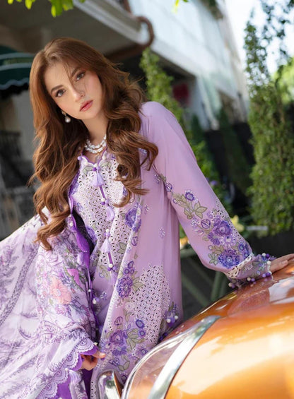 QALAMKAR LAWN EMBROIDERED 3 PCS