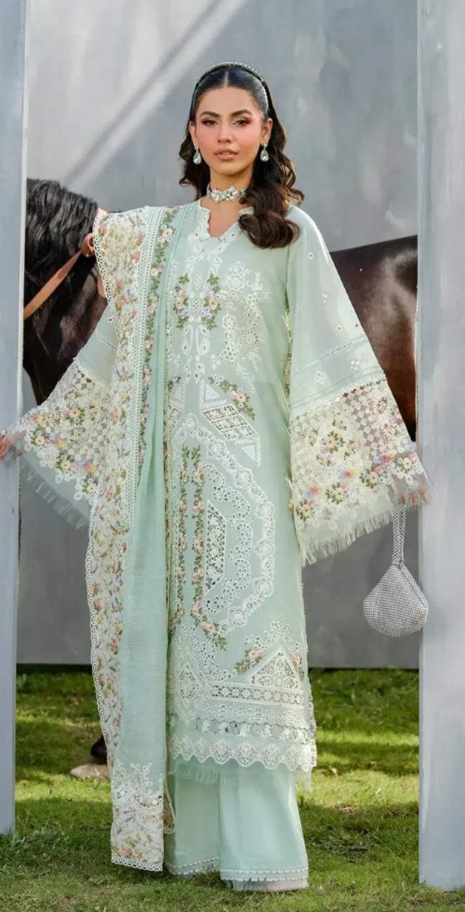 ELAF LAWN EMBROIDERED 3 PCS