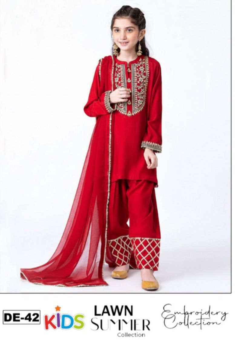 MARIA B KIDS LAWN EMBROIDERED