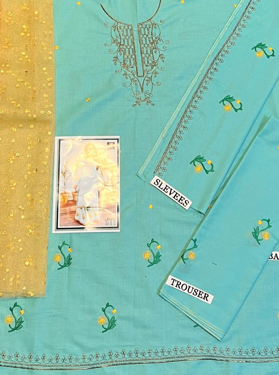 MARIA B KID LAWN EMBROIDERED