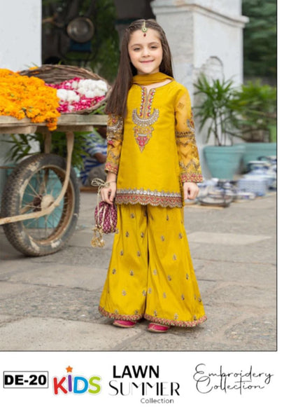 MARIA B KIDS LAWN EMBROIDERED
