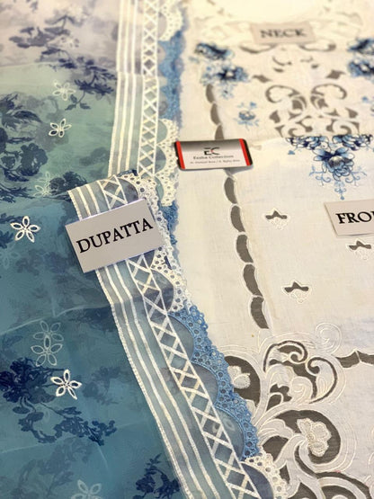 IMROZIA Lawn Embroidered 3 pcs