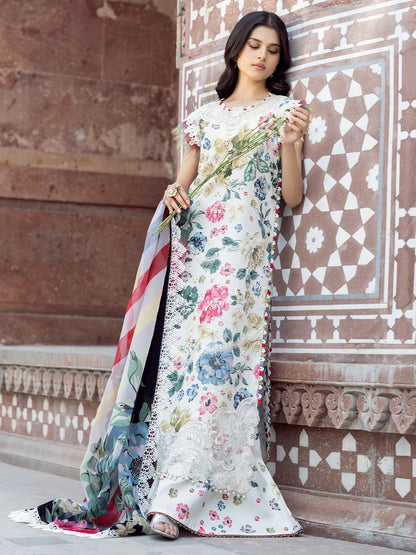 Bin Ilyas Lawn Embroidered 3 pcs