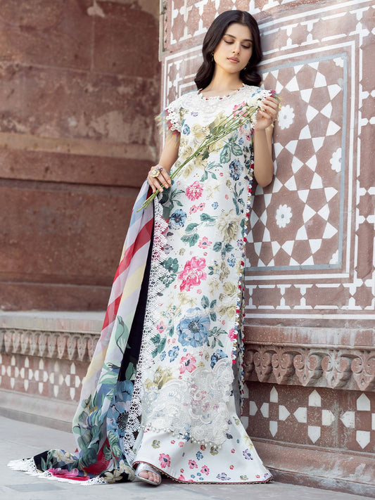 Bin Ilyas Lawn Embroidered 3 pcs