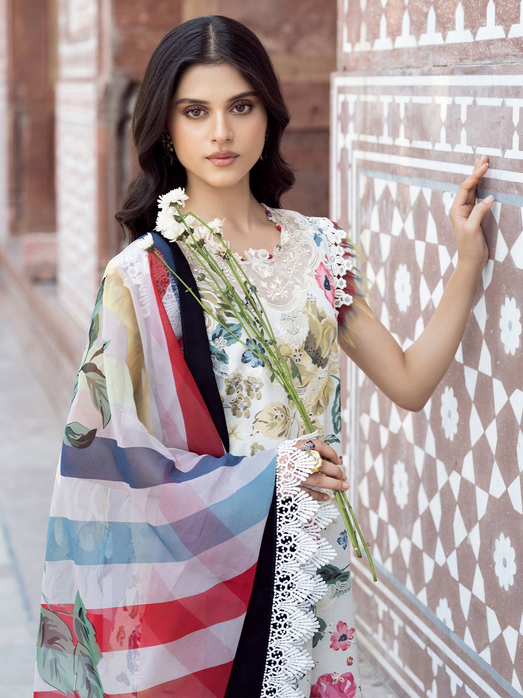 Bin Ilyas Lawn Embroidered 3 pcs