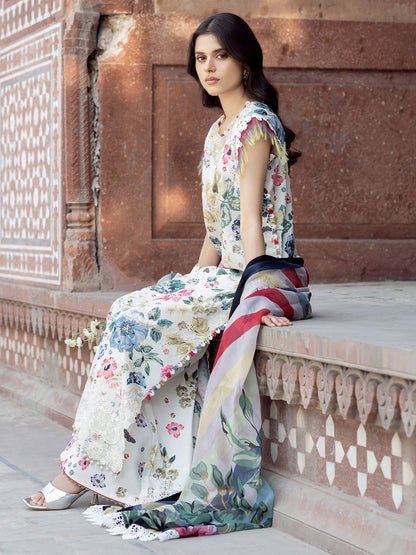 Bin Ilyas Lawn Embroidered 3 pcs