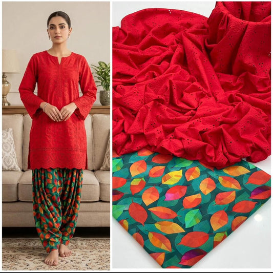 LAWN CHIKENKARI 2 PCS