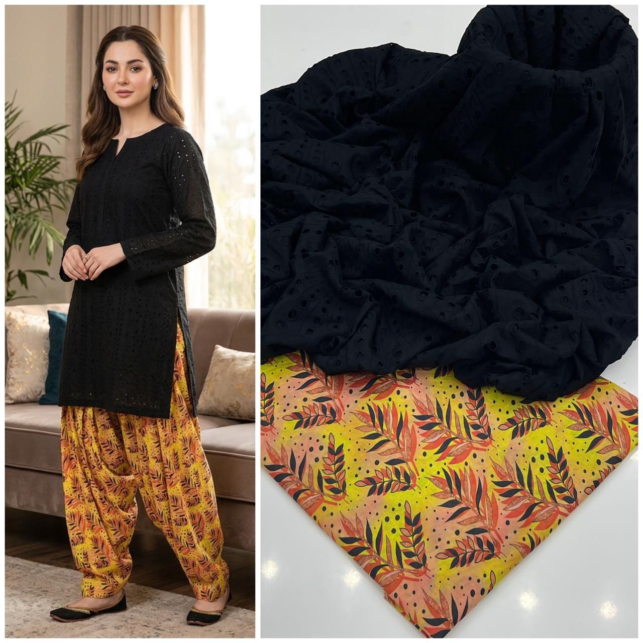 LAWN CHIKENKARI 2 PCS