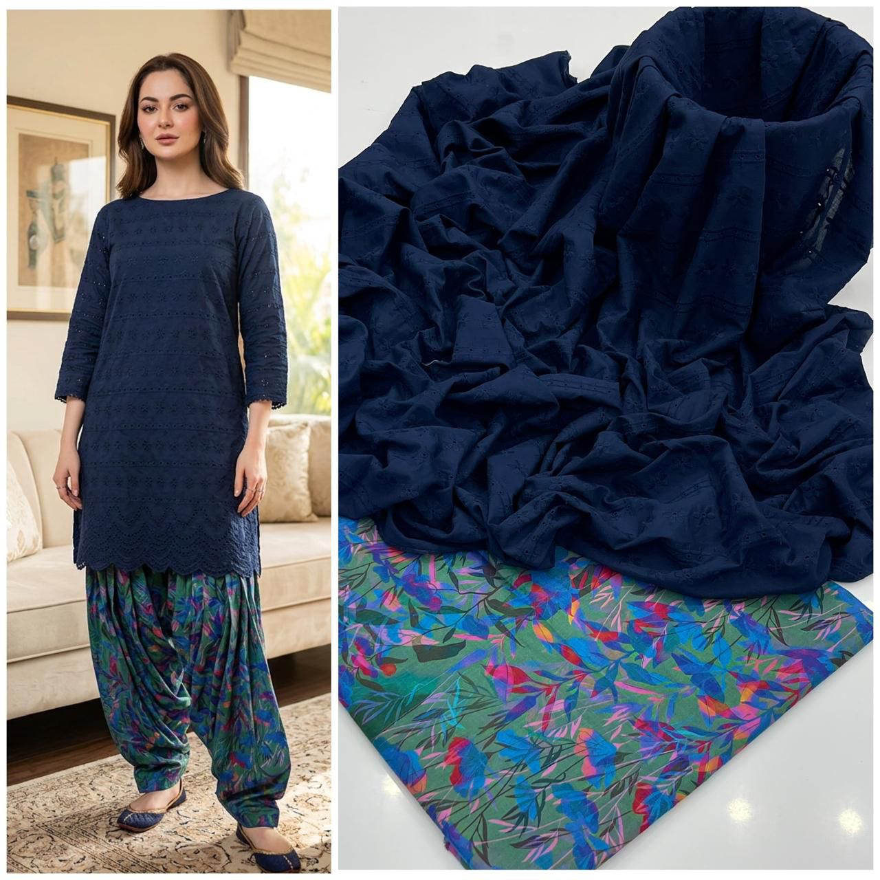 LAWN CHIKENKARI 2 PCS