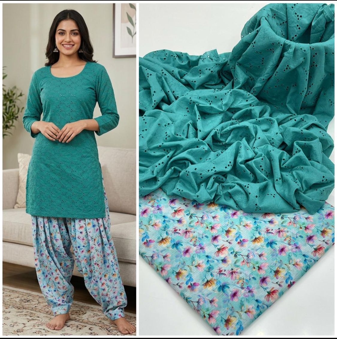 LAWN CHIKENKARI 2 PCS