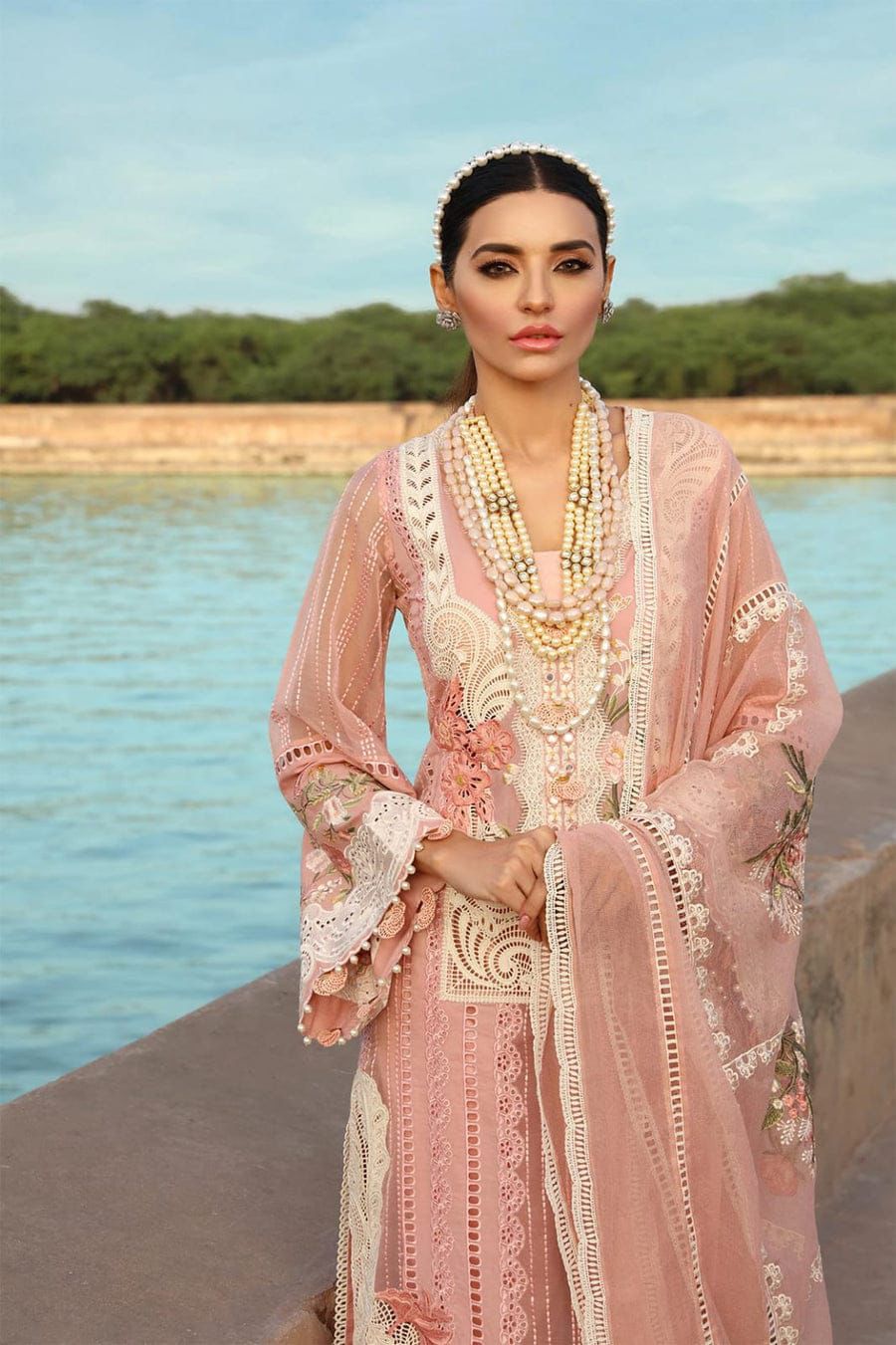 Batik Lawn Embroidered 3 pcs