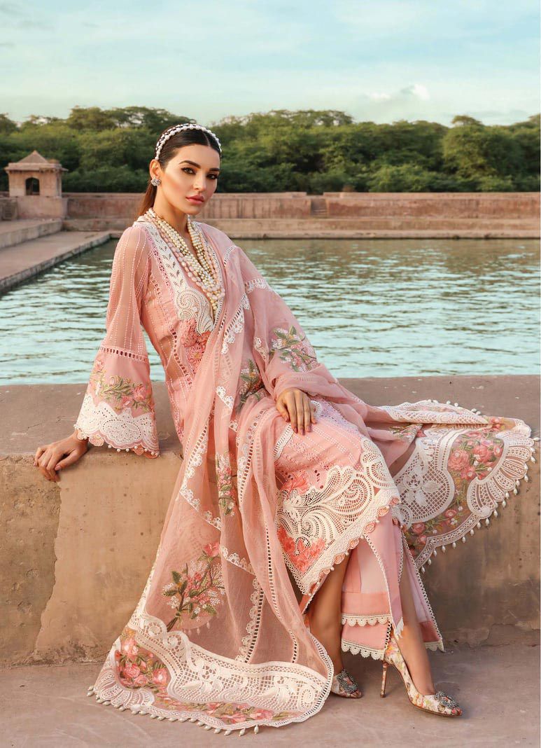 Batik Lawn Embroidered 3 pcs