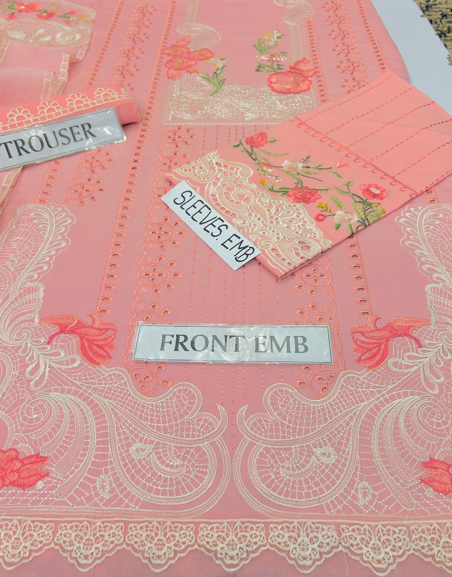 Batik Lawn Embroidered 3 pcs