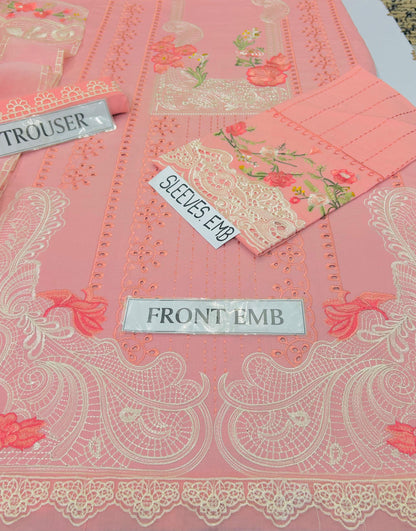 Batik Lawn Embroidered 3 pcs