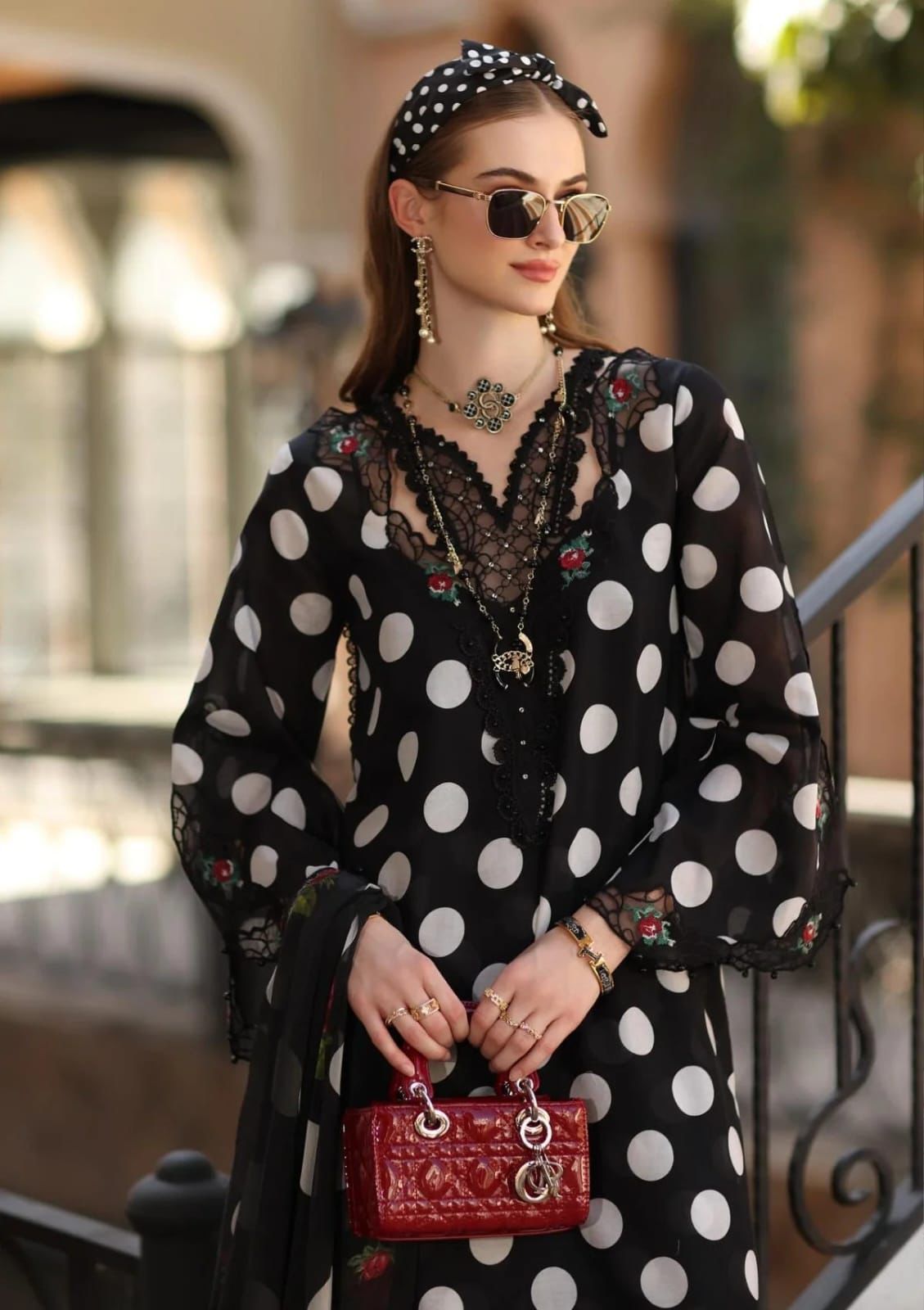 Noor By Saadia Lawn embroidered 3 pcs