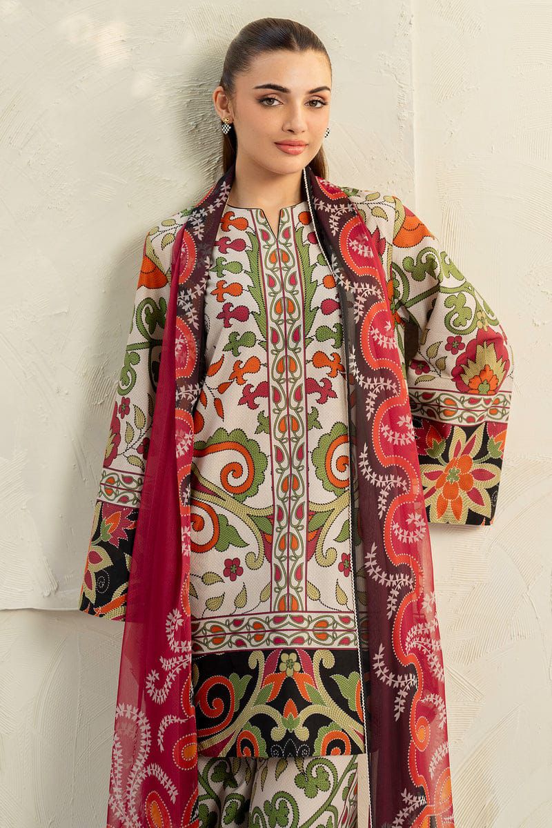SAPPHIRE PRINTS LAWN 2 PCS