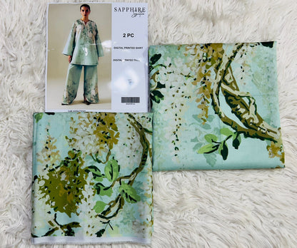 SAPPHIRE PRINTS LAWN 2 PCS