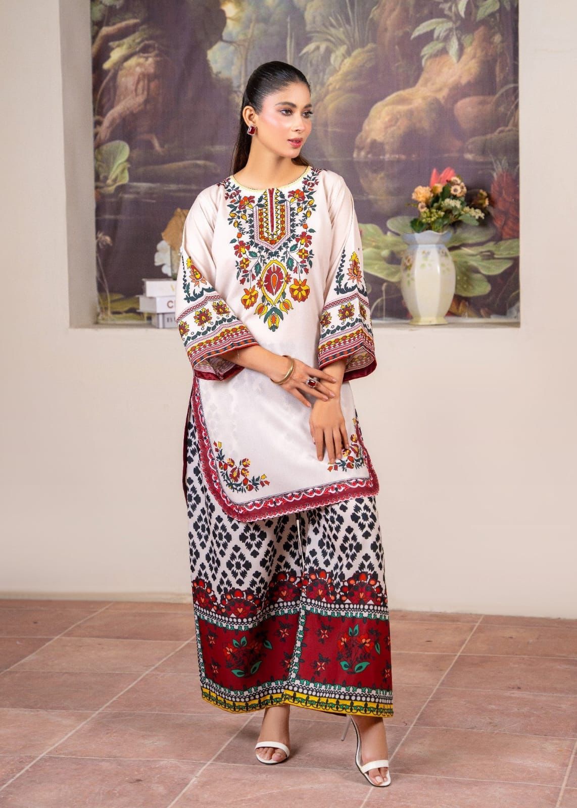 SAPPHIRE PRINTS LAWN 2 PCS