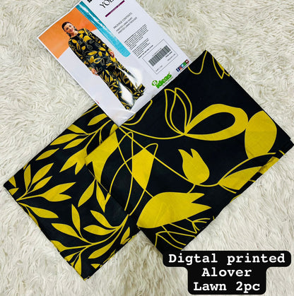 SAPPHIRE PRINTS LAWN 2 PCS