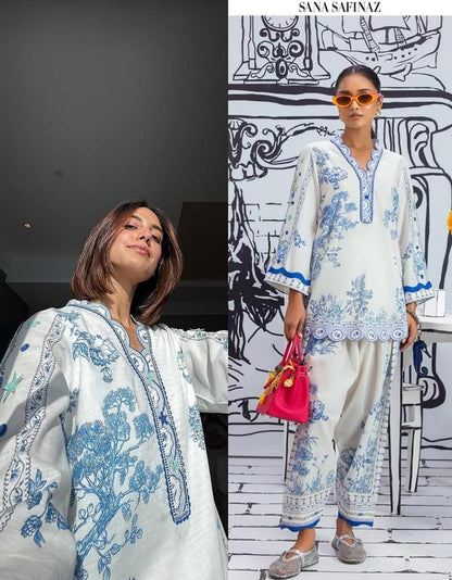 SAPPHIRE PRINTS LAWN 2 PCS