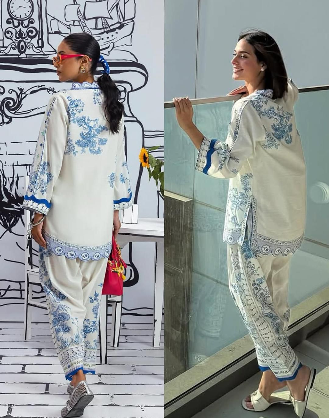 SAPPHIRE PRINTS LAWN 2 PCS