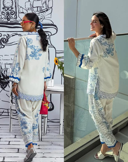 SAPPHIRE PRINTS LAWN 2 PCS