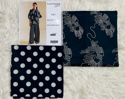 SAPPHIRE PRINTS LAWN 2 PCS