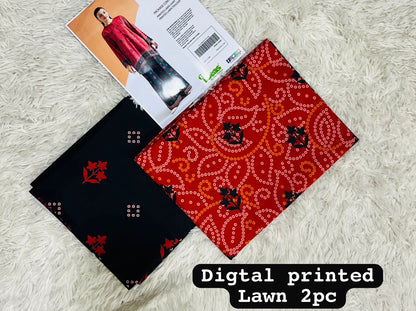 SAPPHIRE PRINTS LAWN 2 PCS