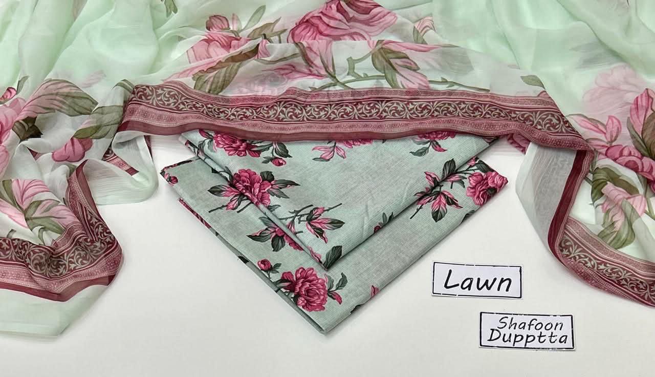 PRINTED LAWN 3 PCS