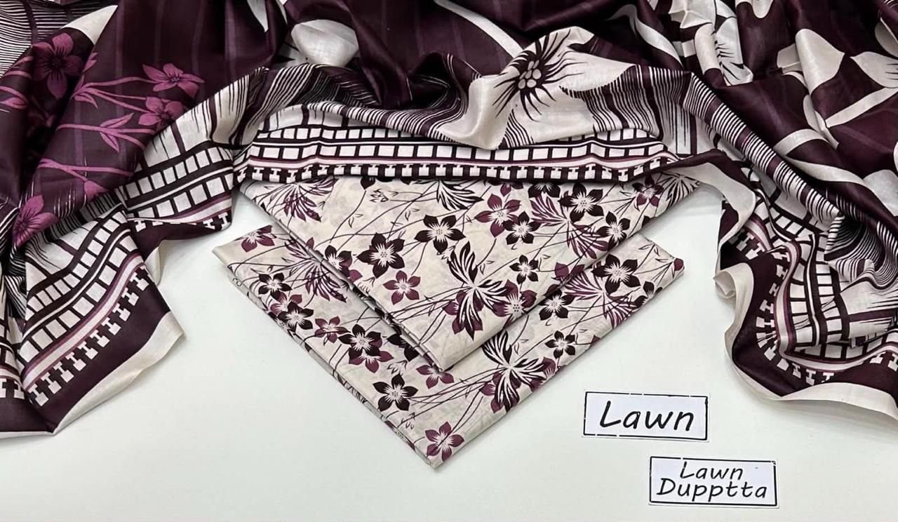 PRINTED LAWN 3 PCS