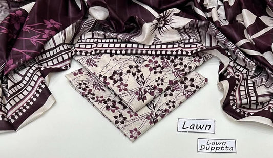 PRINTED LAWN 3 PCS
