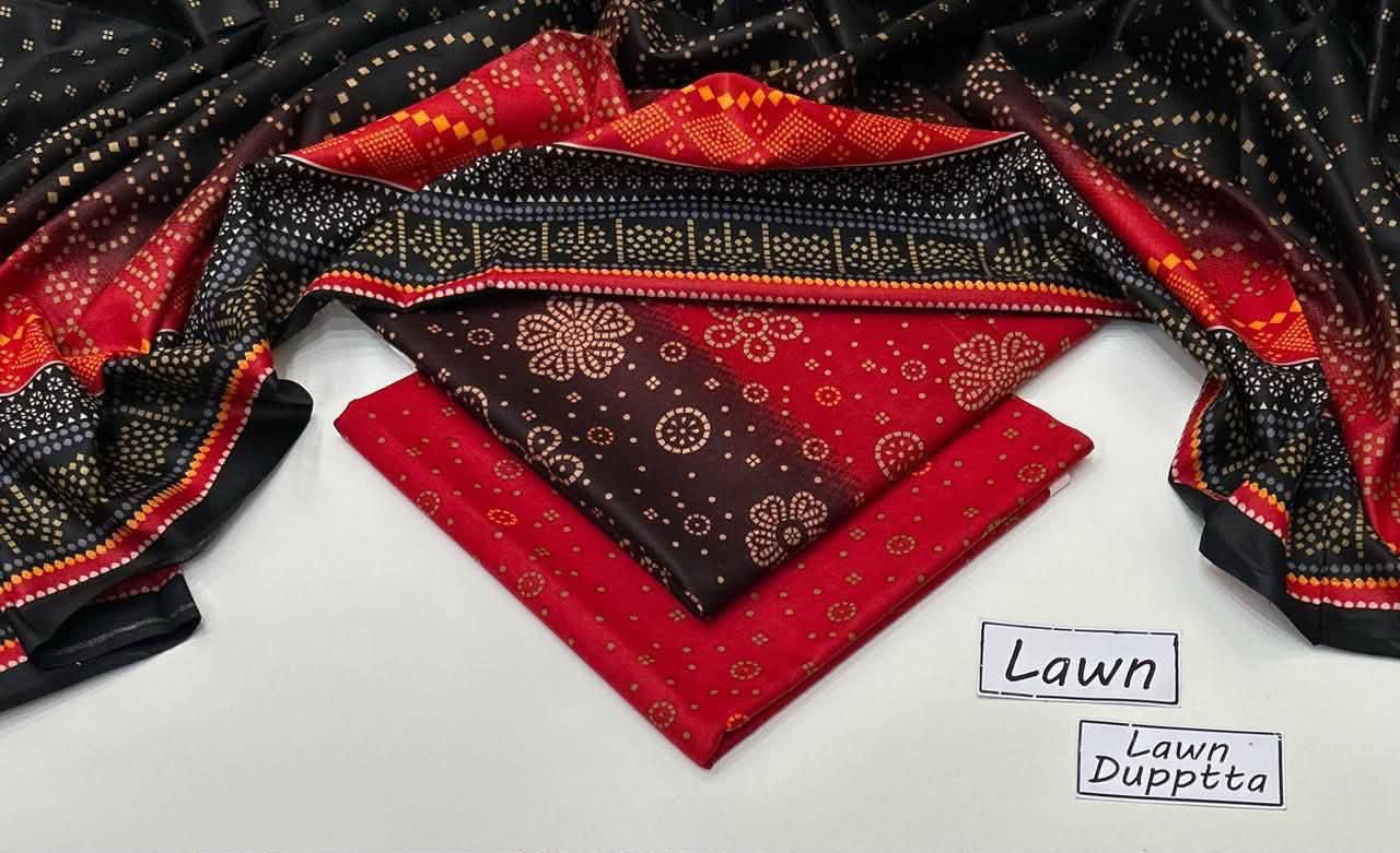 PRINTED LAWN 3 PCS