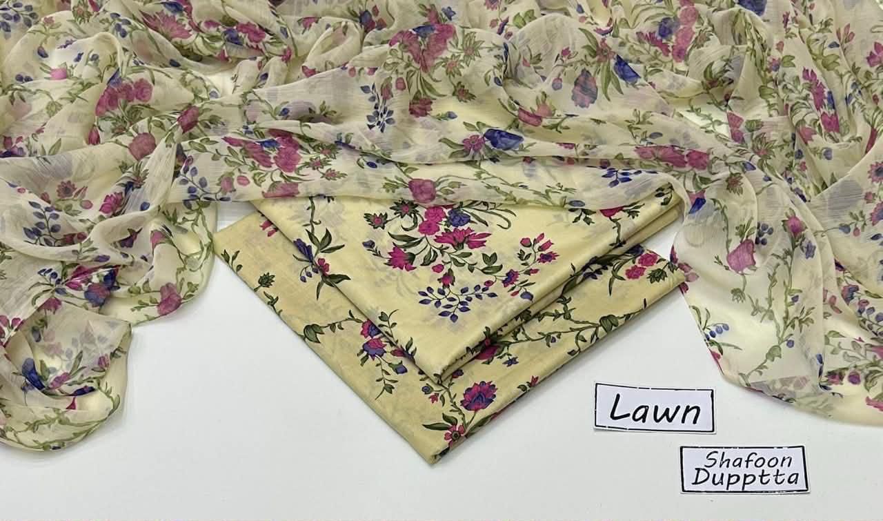 PRINTED LAWN 3 PCS